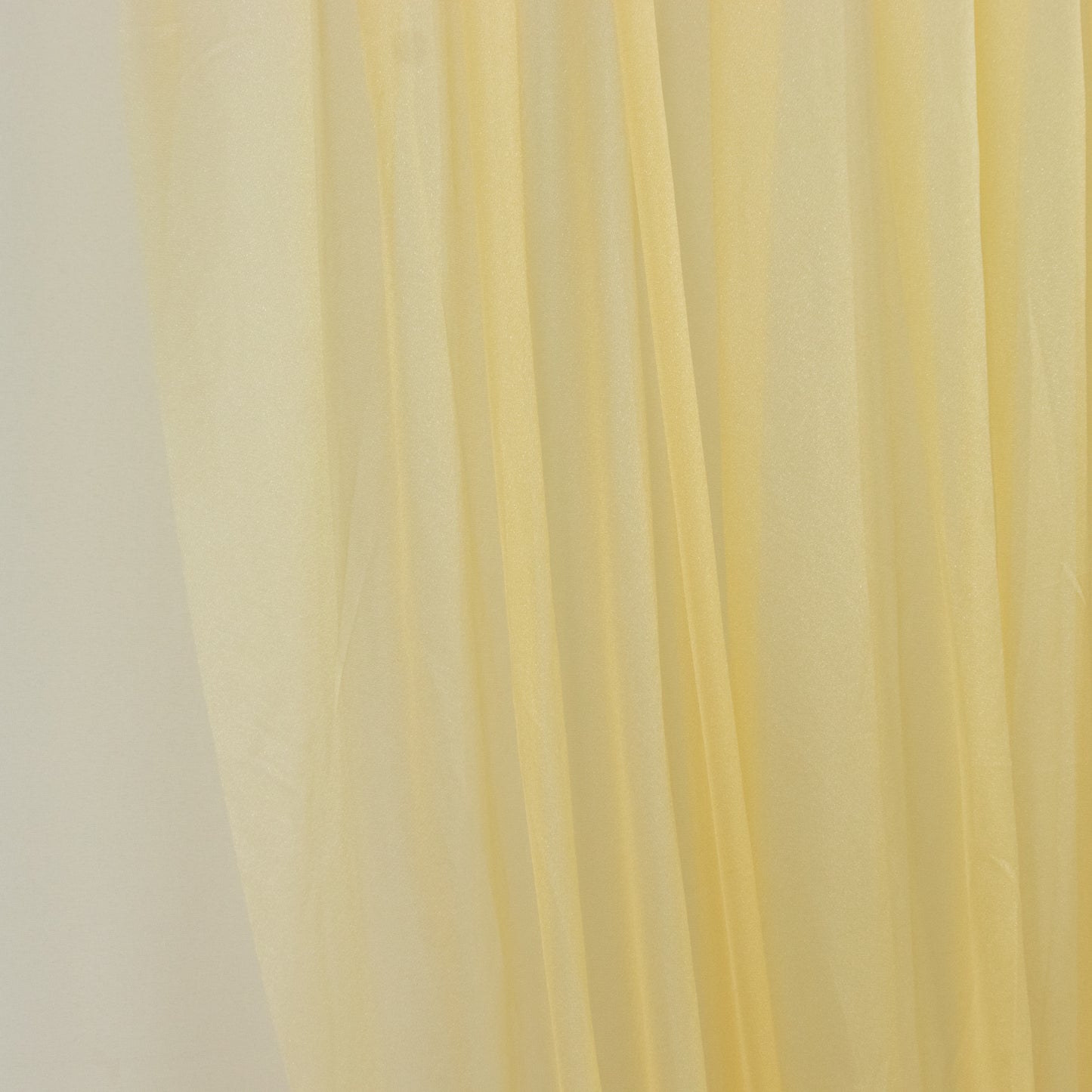 Champagne Sheer Chiffon Valance Curtain 4ft x 5ft –  Wedding Arch Drape with Rod Pocket, Voile Backdrop Panel