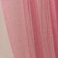 Mauve sheer chiffon valance curtain drape for wedding arch backdrop.