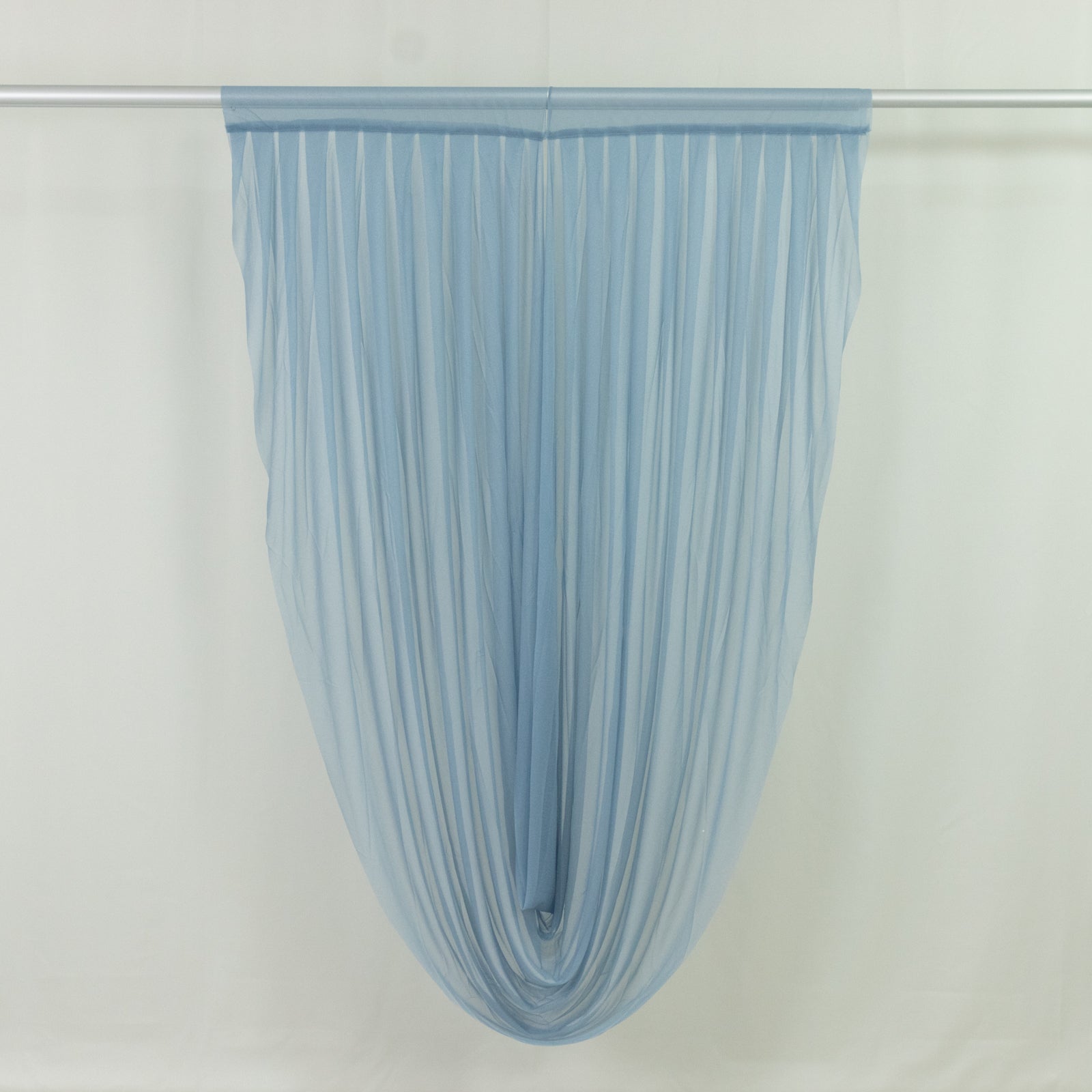 Dusty Blue draped fabric