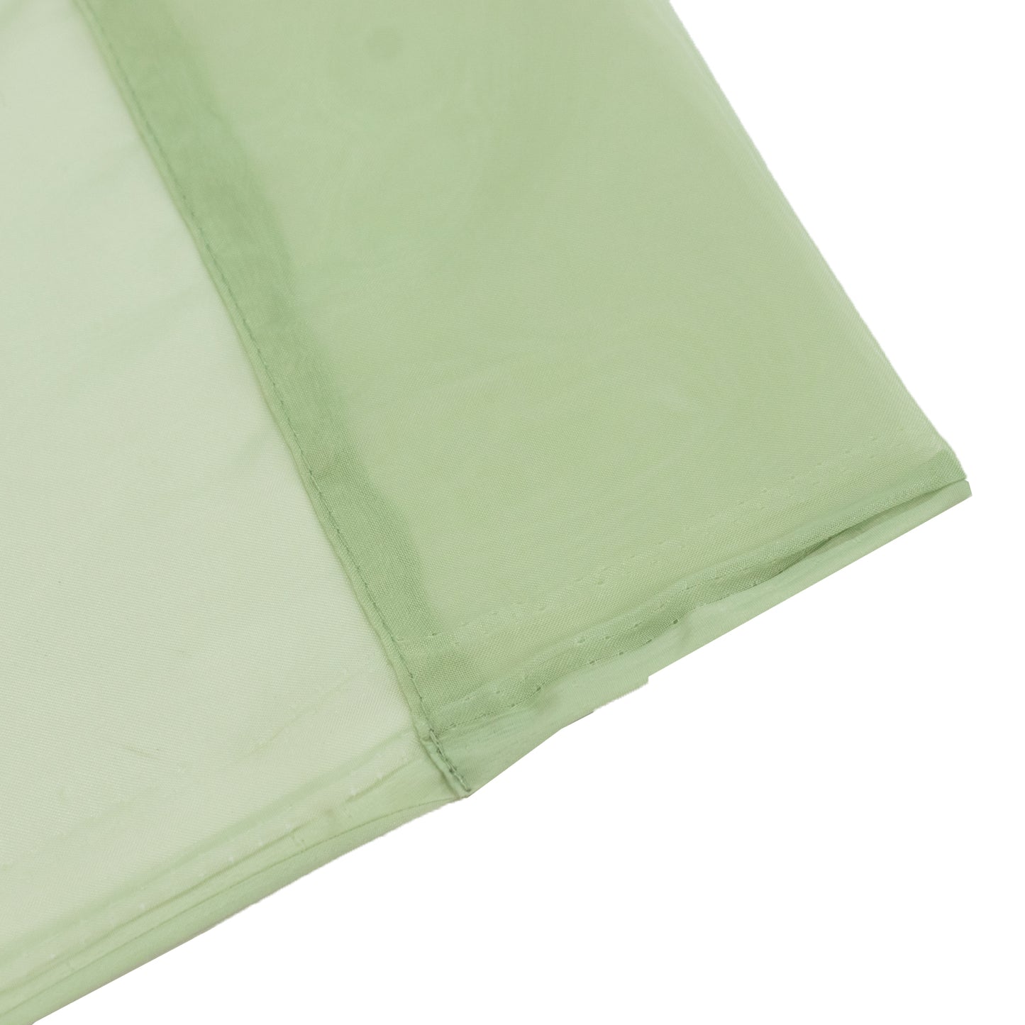Sage green chiffon backdrop curtain panel, durable and sheer fabric.