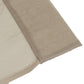 Natural sheer chiffon backdrop curtain panel in a light beige color.