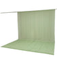 Sage green chiffon backdrop curtain panel for elegant draping.