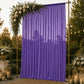 Purple chiffon backdrop curtain panel, perfect for events and decor.