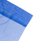 5ftx32ft royal blue chiffon curtain panel, flame resistant backdrop drapery.