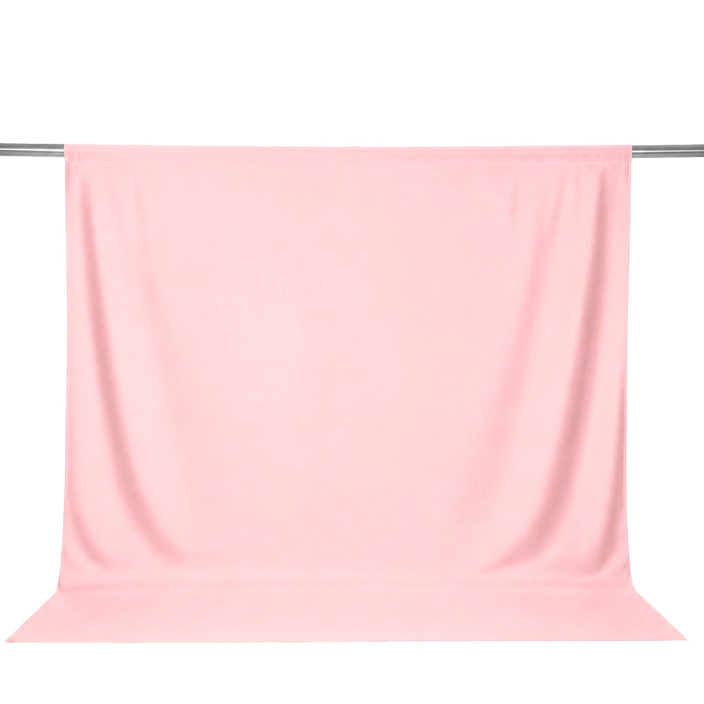 Scuba Polyester Event Backdrop Curtain Blush 10ftx10ft Durable Flame Resistant Wrinkle-Free Photogra