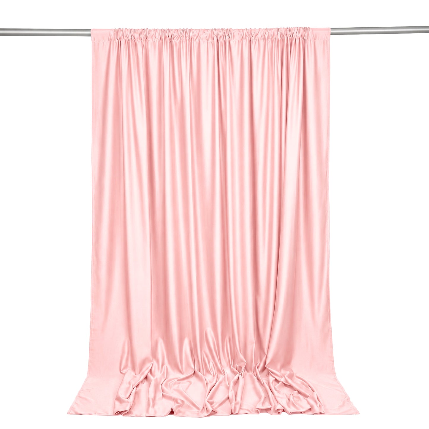 Scuba Polyester Event Backdrop Curtain Blush 10ftx10ft Durable Flame Resistant Wrinkle-Free Photogra
