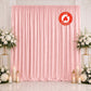 Scuba Polyester Event Backdrop Curtain Blush 10ftx10ft Durable Flame Resistant Wrinkle-Free Photogra