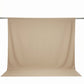 Scuba Polyester Event Backdrop Curtain Beige 10ftx10ft Durable Flame Resistant Wrinkle-Free Photogra