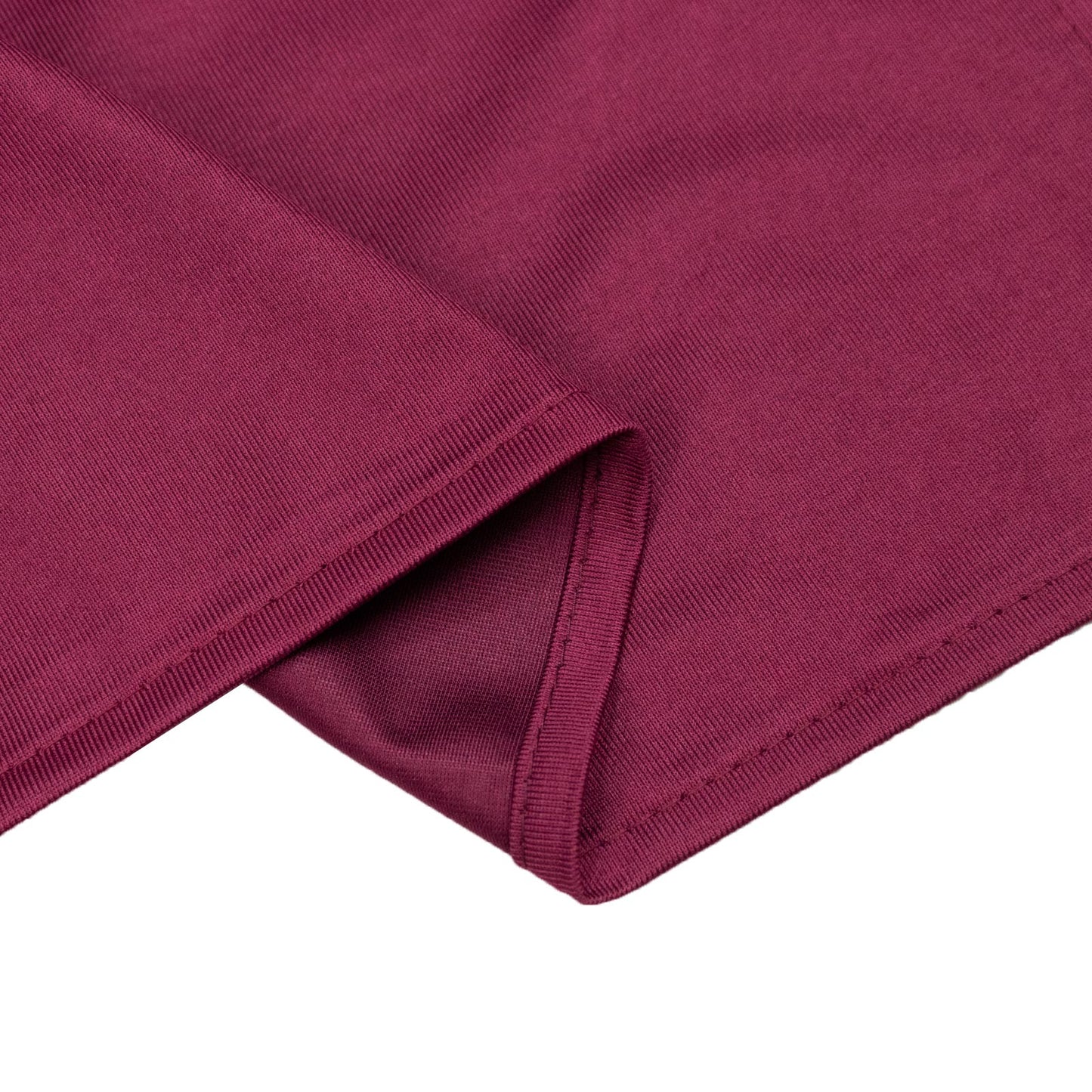 Scuba Polyester Event Backdrop Curtain Burgundy 10ftx10ft Durable Flame Resistant Wrinkle-Free Photo