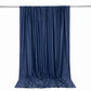 Scuba Polyester Event Backdrop Curtain Navy Blue 10ftx10ft Durable Flame Resistant Wrinkle-Free Phot