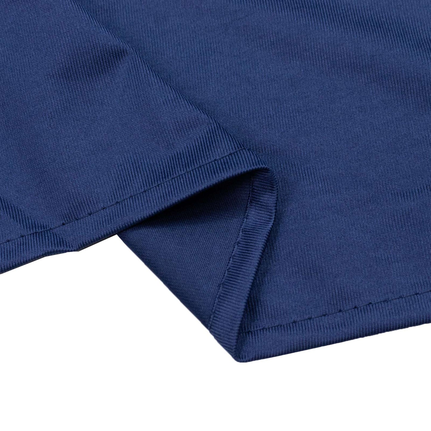 Scuba Polyester Event Backdrop Curtain Navy Blue 10ftx10ft Durable Flame Resistant Wrinkle-Free Phot