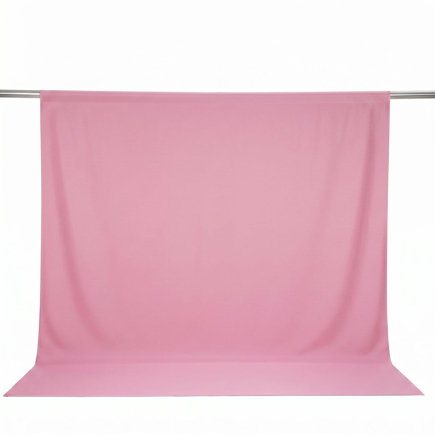 Scuba Polyester Event Backdrop Curtain Pink 10ftx10ft Durable Flame Resistant Wrinkle-Free Photograp