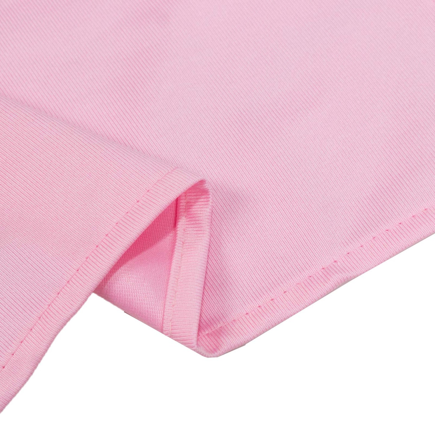 Scuba Polyester Event Backdrop Curtain Pink 10ftx10ft Durable Flame Resistant Wrinkle-Free Photograp