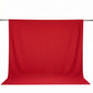 Scuba Polyester Event Backdrop Curtain Red 10ftx10ft Durable Flame Resistant Wrinkle-Free Photograph