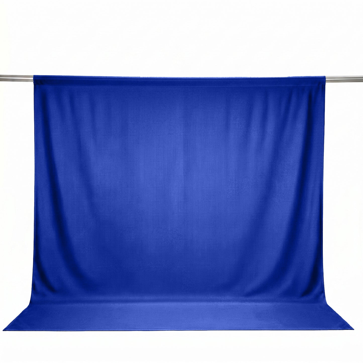 Scuba Polyester Event Backdrop Curtain Royal Blue 10ftx10ft Durable Flame Resistant Wrinkle-Free Pho