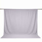 Scuba Polyester Event Backdrop Curtain Silver 10ftx10ft Durable Flame Resistant Wrinkle-Free Photogr