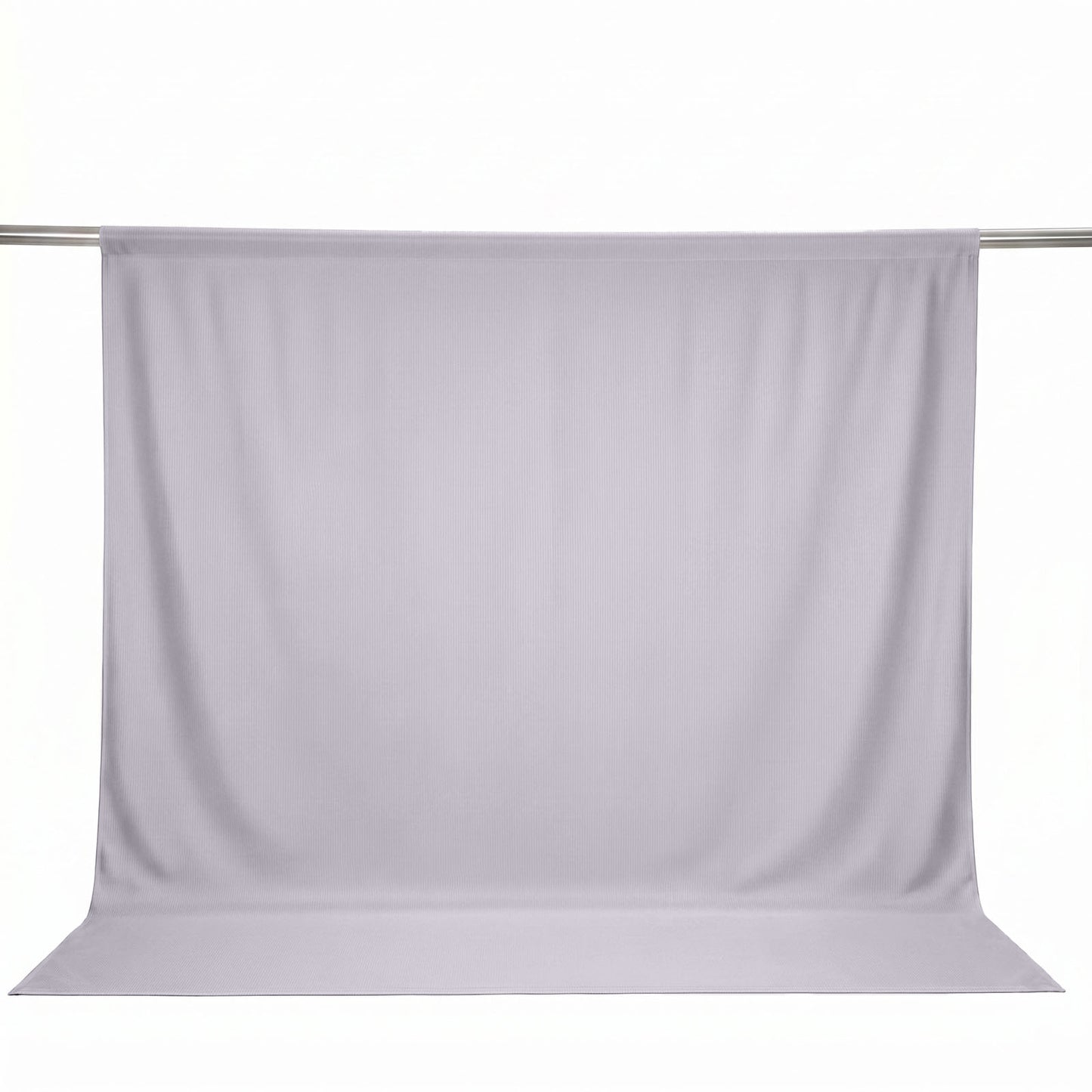 Scuba Polyester Event Backdrop Curtain Silver 10ftx10ft Durable Flame Resistant Wrinkle-Free Photogr