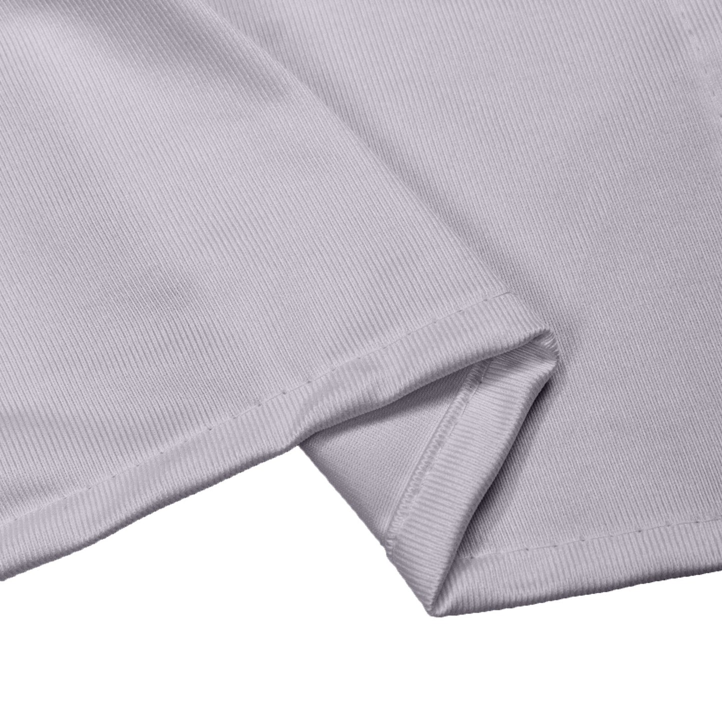 Scuba Polyester Event Backdrop Curtain Silver 10ftx10ft Durable Flame Resistant Wrinkle-Free Photogr