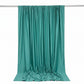 Scuba Polyester Event Backdrop Curtain Turquoise 10ftx10ft Durable Flame Resistant Wrinkle-Free Phot