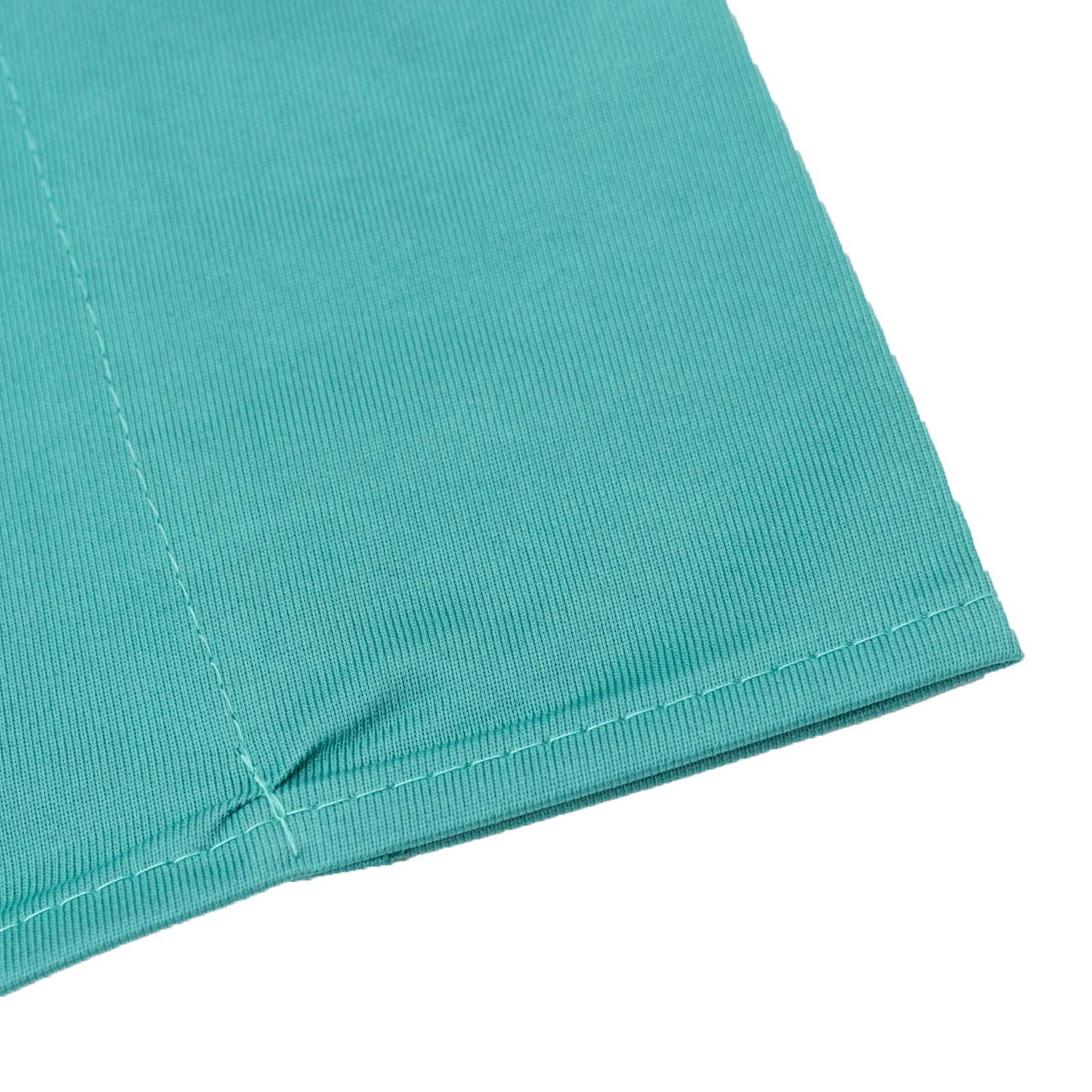 Scuba Polyester Event Backdrop Curtain Turquoise 10ftx10ft Durable Flame Resistant Wrinkle-Free Phot