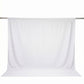 Scuba Polyester Event Backdrop Curtain White 10ftx10ft Durable Flame Resistant Wrinkle-Free Photogra