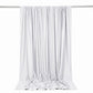 Scuba Polyester Event Backdrop Curtain White 10ftx10ft Durable Flame Resistant Wrinkle-Free Photogra