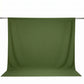 Scuba Polyester Event Backdrop Curtain Olive Green 10ftx10ft Durable Flame Resistant Wrinkle-Free Ph