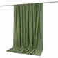 Scuba Polyester Event Backdrop Curtain Olive Green 10ftx10ft Durable Flame Resistant Wrinkle-Free Ph