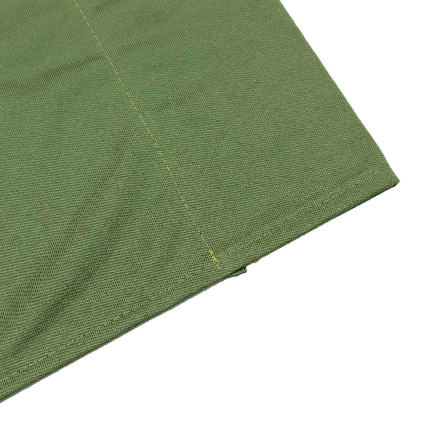 Scuba Polyester Event Backdrop Curtain Olive Green 10ftx10ft Durable Flame Resistant Wrinkle-Free Ph