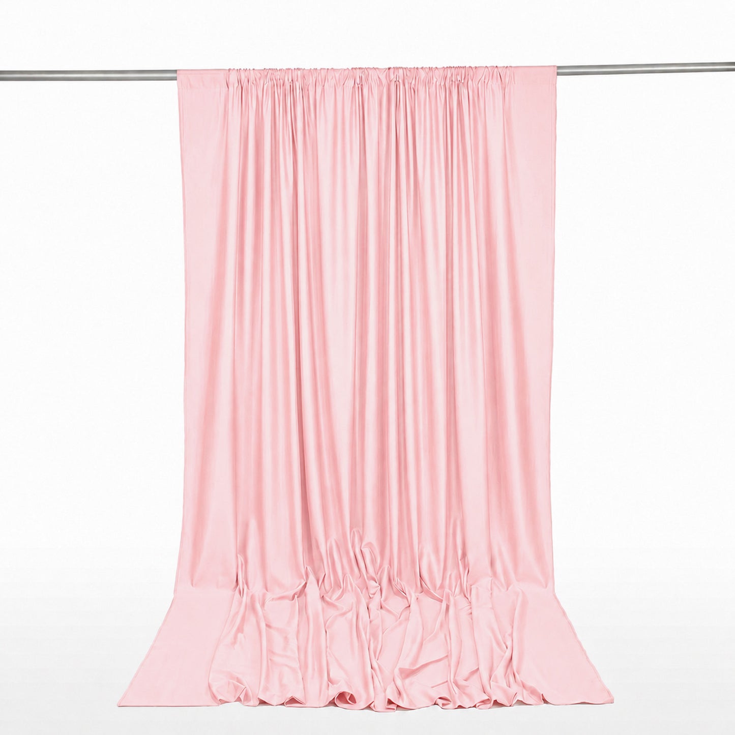 Scuba Polyester Event Backdrop Curtain Blush 10ftx12ft Durable Flame Resistant Wrinkle-Free Photogra
