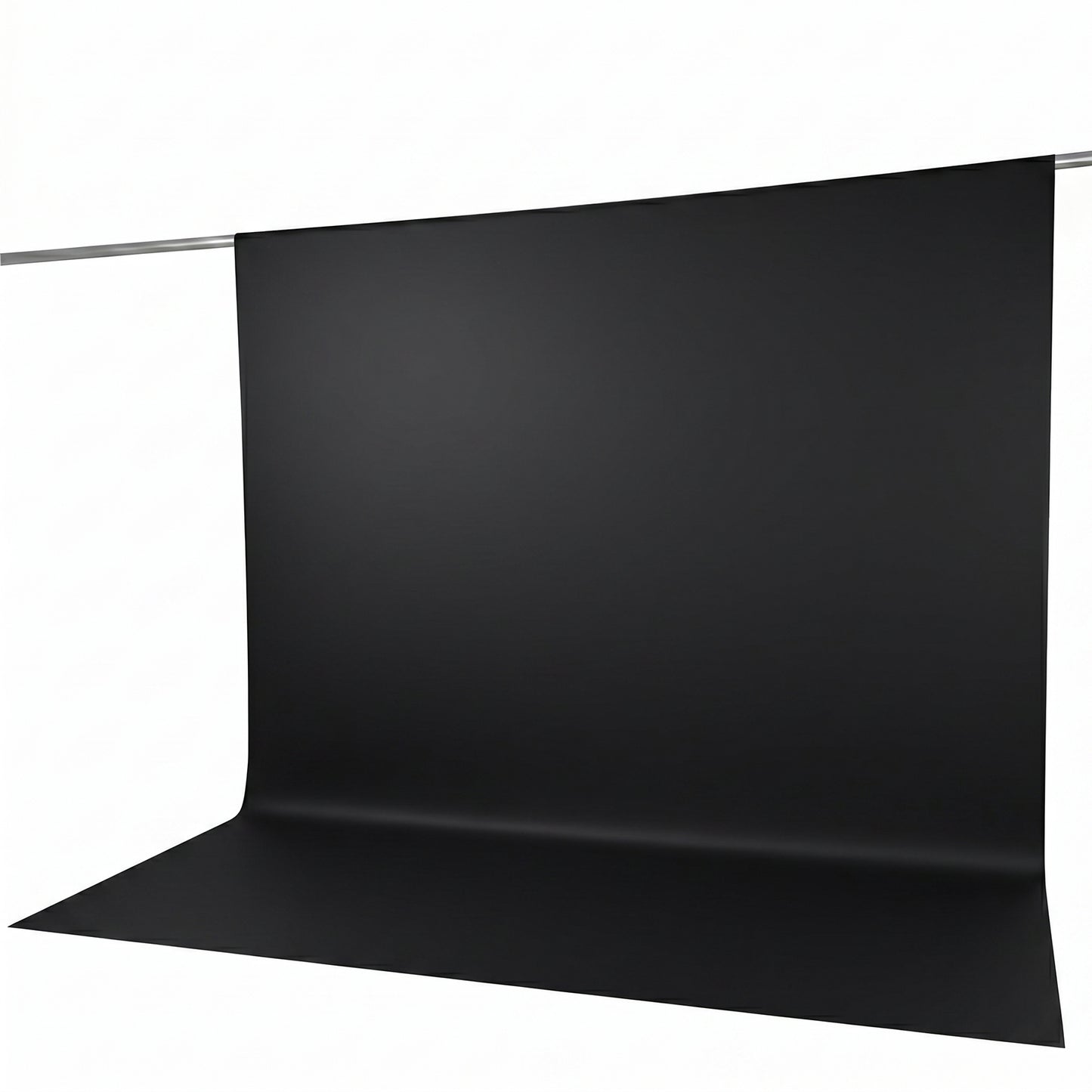 Scuba Polyester Event Backdrop Curtain Black 10ftx12ft Durable Flame Resistant Wrinkle-Free Photogra