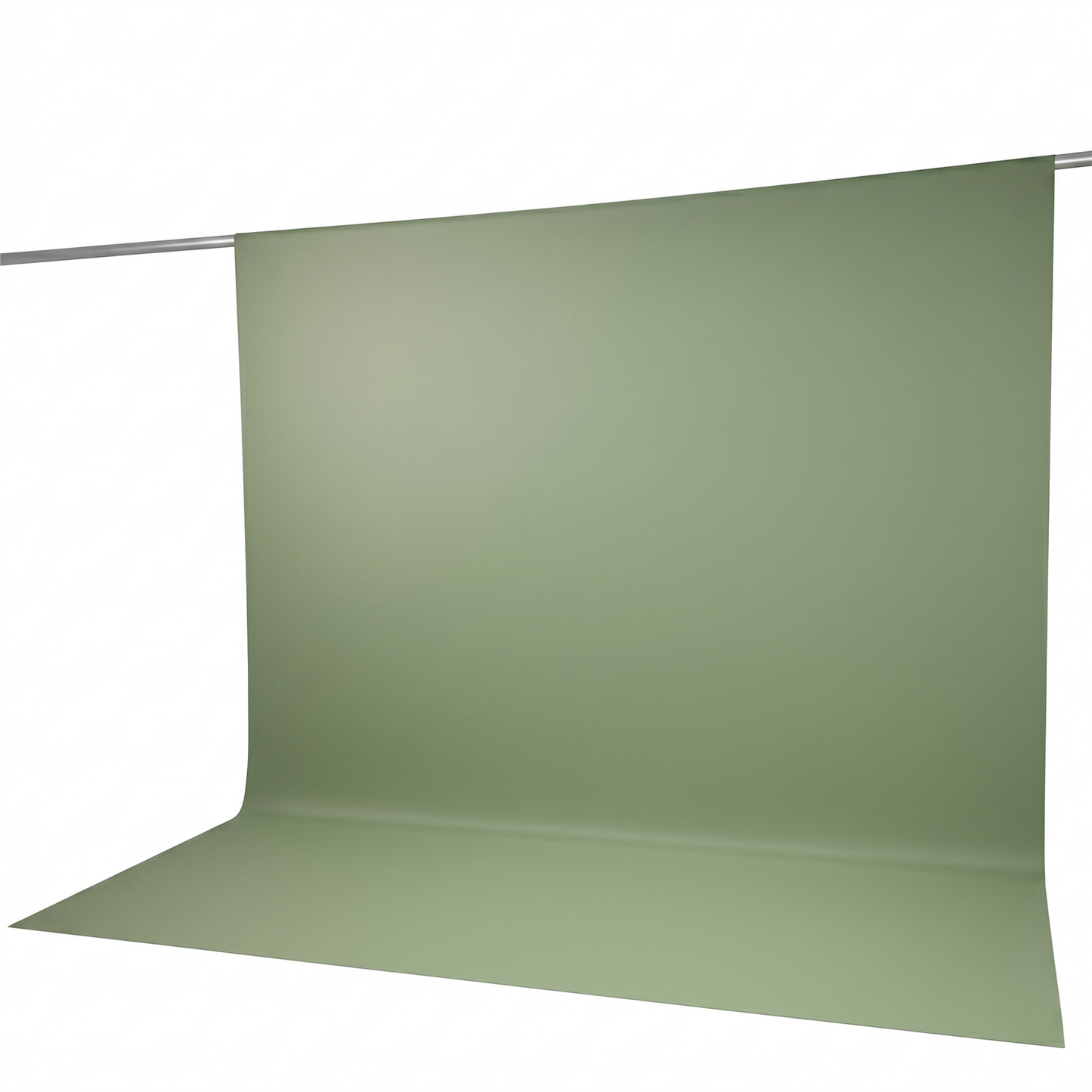 Scuba Polyester Event Backdrop Curtain Dusty Sage Green 10ftx12ft Durable Flame Resistant Wrinkle-Fr