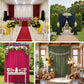 Scuba Polyester Event Backdrop Curtain 10ftx12ft Durable Flame Resistant 