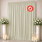Scuba Polyester Event Backdrop Curtain Ivory 10ftx12ft Durable Flame Resistant Wrinkle-Free Photogra