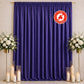 Scuba Polyester Event Backdrop Curtain Purple 10ftx12ft Durable Flame Resistant Wrinkle-Free Photogr
