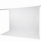 Scuba Polyester Event Backdrop Curtain White 10ftx12ft Durable Flame Resistant Wrinkle-Free Photogra