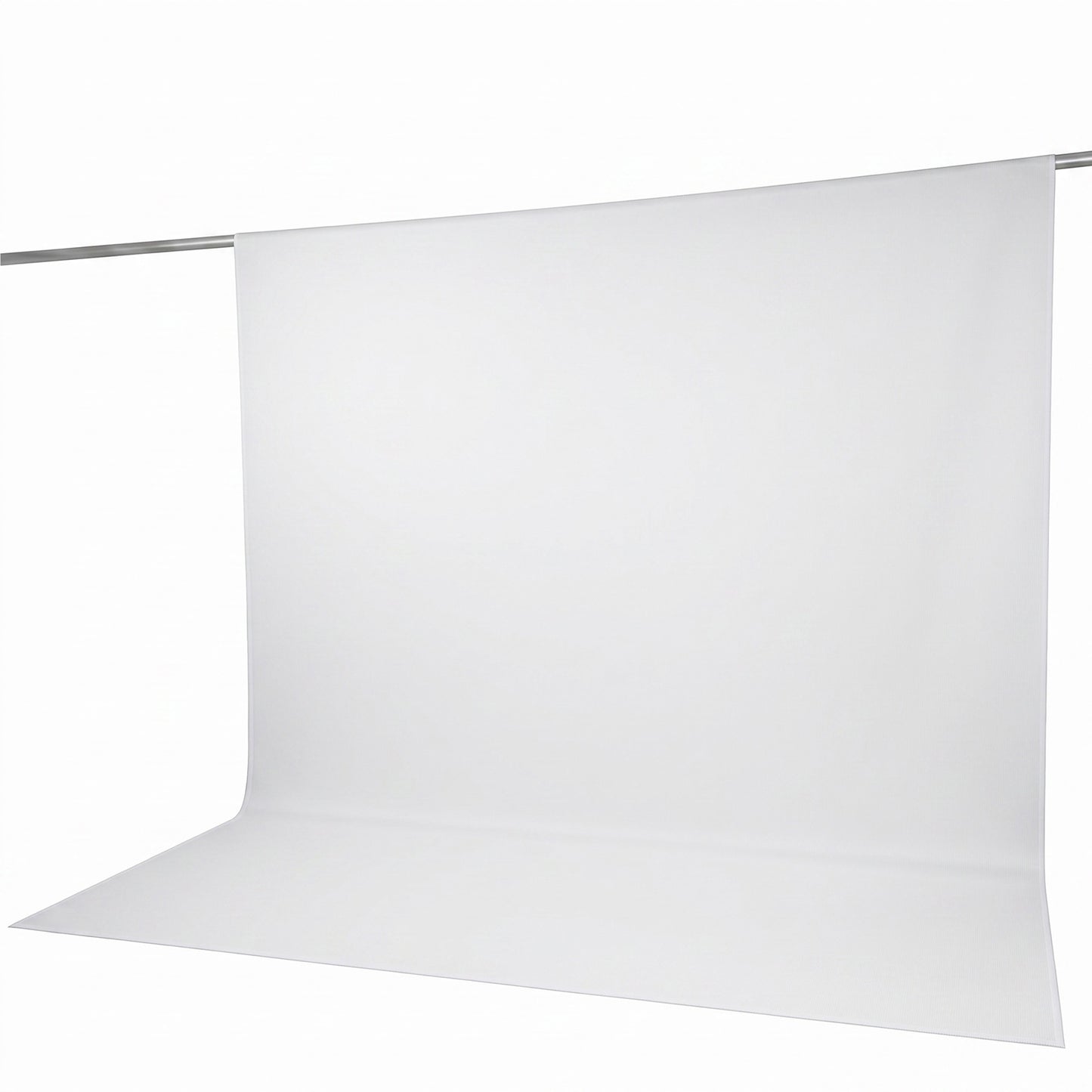 Scuba Polyester Event Backdrop Curtain White 10ftx12ft Durable Flame Resistant Wrinkle-Free Photogra