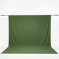 Scuba Polyester Event Backdrop Curtain Olive Green 10ftx12ft Durable Flame Resistant Wrinkle-Free Ph