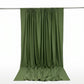Scuba Polyester Event Backdrop Curtain Olive Green 10ftx12ft Durable Flame Resistant Wrinkle-Free Ph