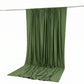 Scuba Polyester Event Backdrop Curtain Olive Green 10ftx12ft Durable Flame Resistant Wrinkle-Free Ph