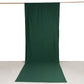 Hunter Emerald Green Scuba Polyester Event Curtain Drapes, Durable Flame Resistant Backdrop Event Panel Wrinkle Free with Rod Pockets - 5ftx14ft