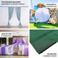 Violet amethyst polyester backdrop drape curtains for events and decor.