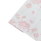 French Toile Polyester Backdrop Curtain – Pink Floral 5ft x 10ft Rod Pocket Drape Panel