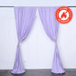 2 Pack | Lavender Lilac Fire Retardant Polyester Curtain Panel Backdrops