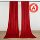 Red backdrop drape curtains, 5ftx10ft, flame resistant and wrinkle free.