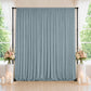 10ft x 10ft Spandex Backdrop Curtain Dusty Blue, 4-Way Stretch Wrinkle-Free Photo Booth Backdrop wit
