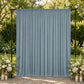 10ft x 10ft Spandex Backdrop Curtain Dusty Blue, 4-Way Stretch Wrinkle-Free Photo Booth Backdrop wit