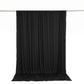 10ft x 10ft Spandex Backdrop Curtain Black, 4-Way Stretch Wrinkle-Free Photo Booth Backdrop with Rod