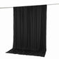 10ft x 10ft Spandex Backdrop Curtain Black, 4-Way Stretch Wrinkle-Free Photo Booth Backdrop with Rod