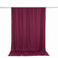 10ft x 10ft Spandex Backdrop Curtain Burgundy, 4-Way Stretch Wrinkle-Free Photo Booth Backdrop with 